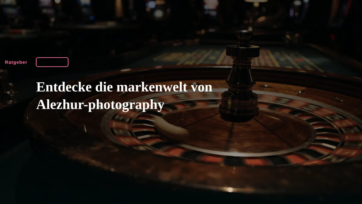 Entdecke die markenwelt von Alezhur-photography