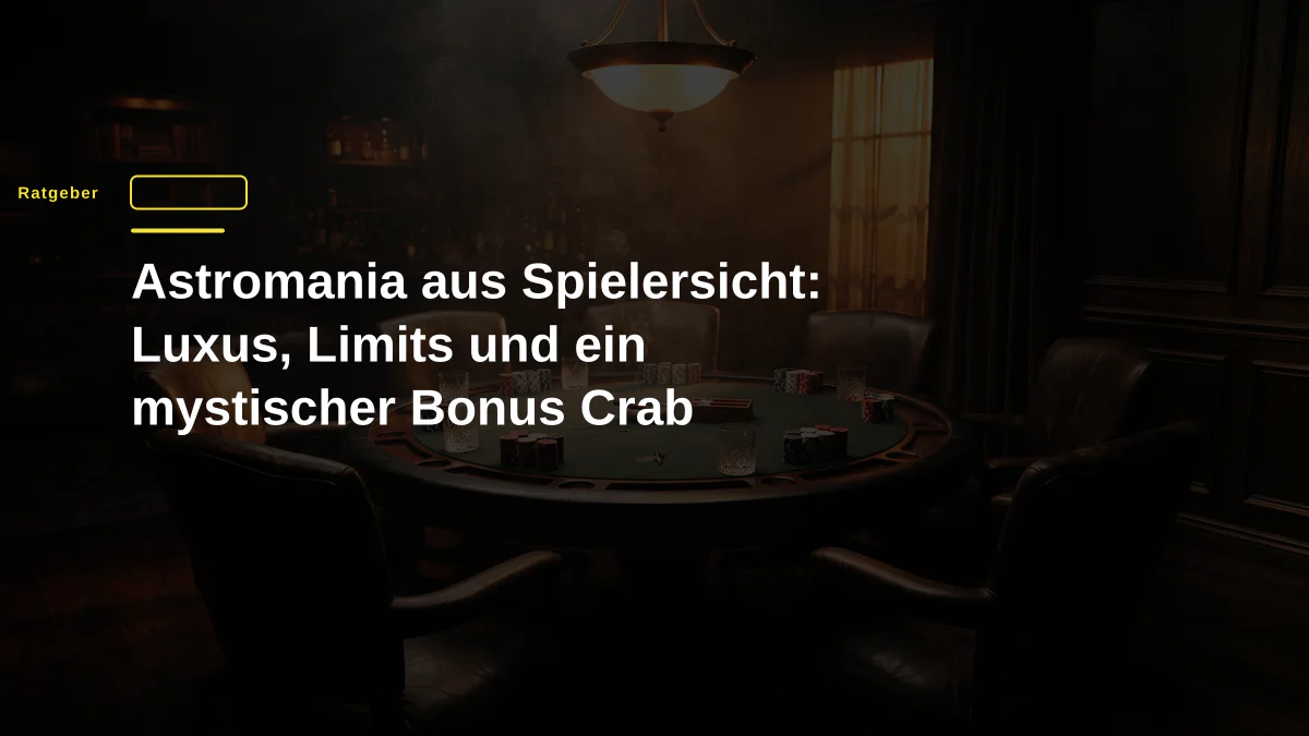 Astromania aus Spielersicht: Luxus, Limits und ein mystischer Bonus Crab