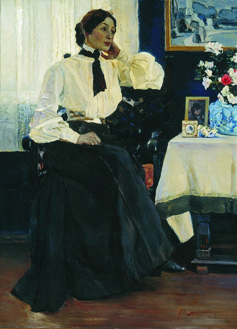 Портрет жены Е П Нестеровой 1905