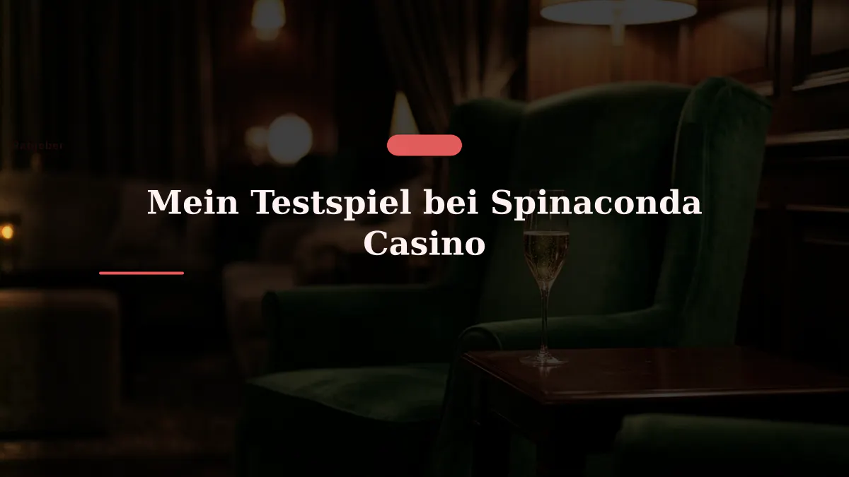 Mein Testspiel bei Spinaconda Casino