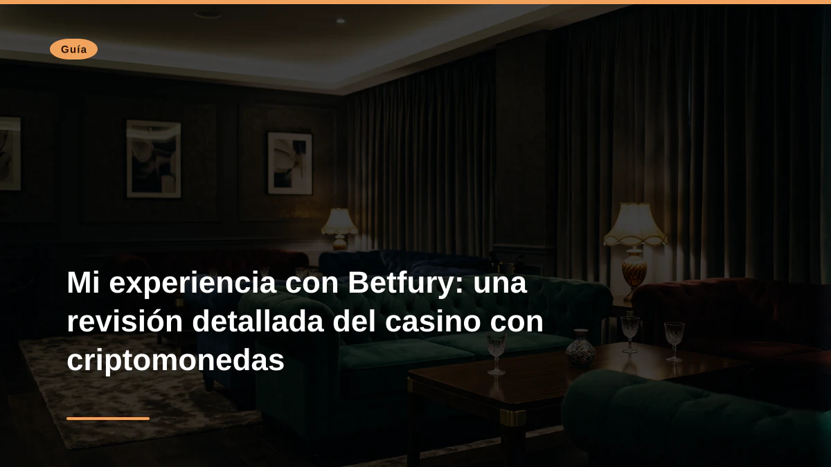Mi experiencia con Betfury: una revisión detallada del casino con criptomonedas