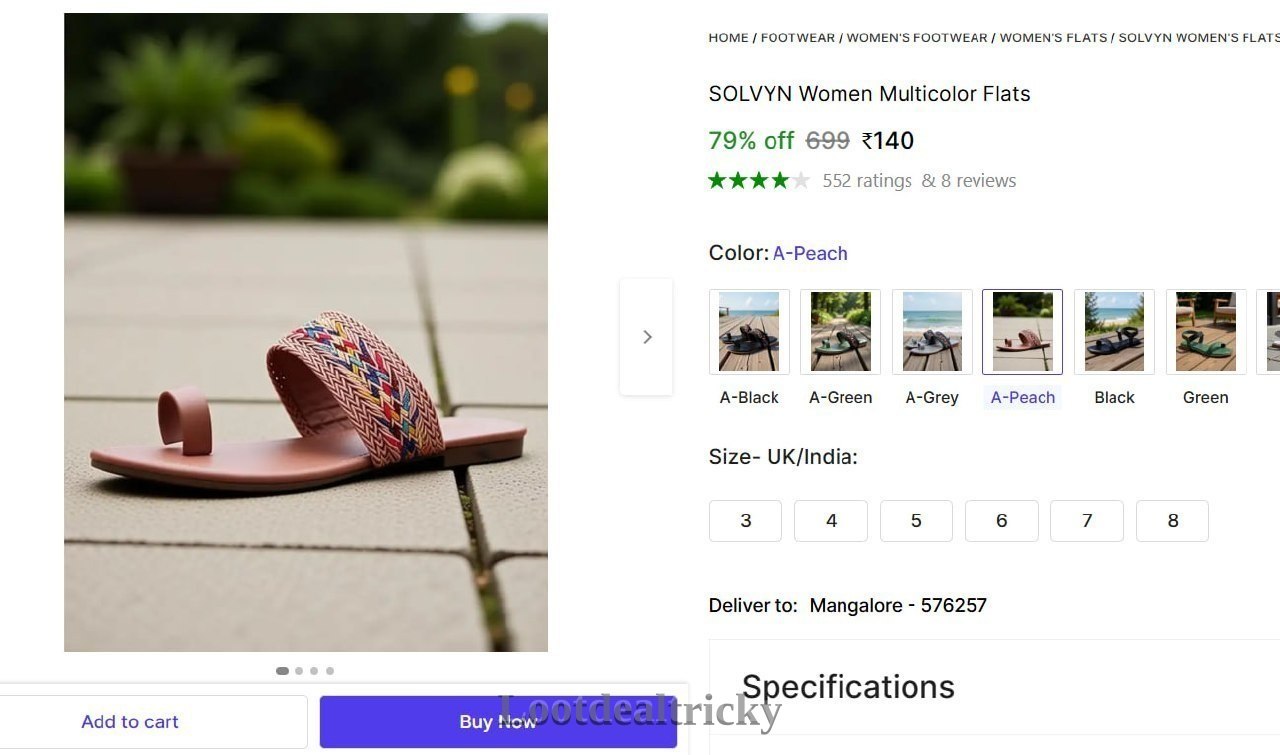 women Multicolor Flats – Mind-Blowing Saving @ ₹140 women Multicolor Flats – Mind-Blowing Saving @ ₹140