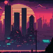 8bit cyberpunk city softwmaster 1920x1080