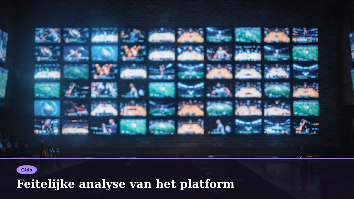 Feitelijke analyse van het platform
