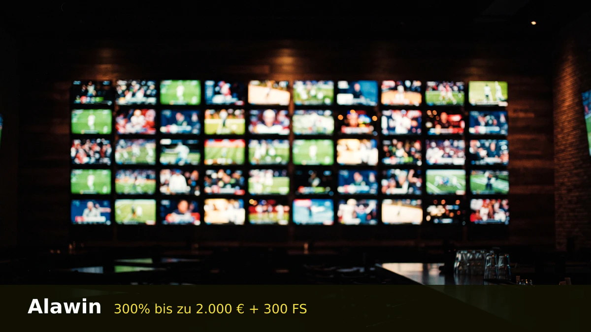 Alawin Casino &mdash; Willkommensbonus 300% bis zu 2.000 &euro; + 300 FS, Zahlungen: Visa, Mastercard, Skrill, Neteller, Sofort