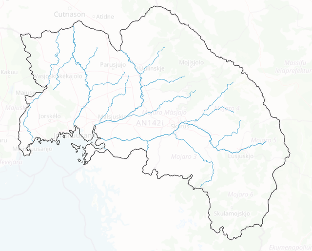 Malojko Rivers Map