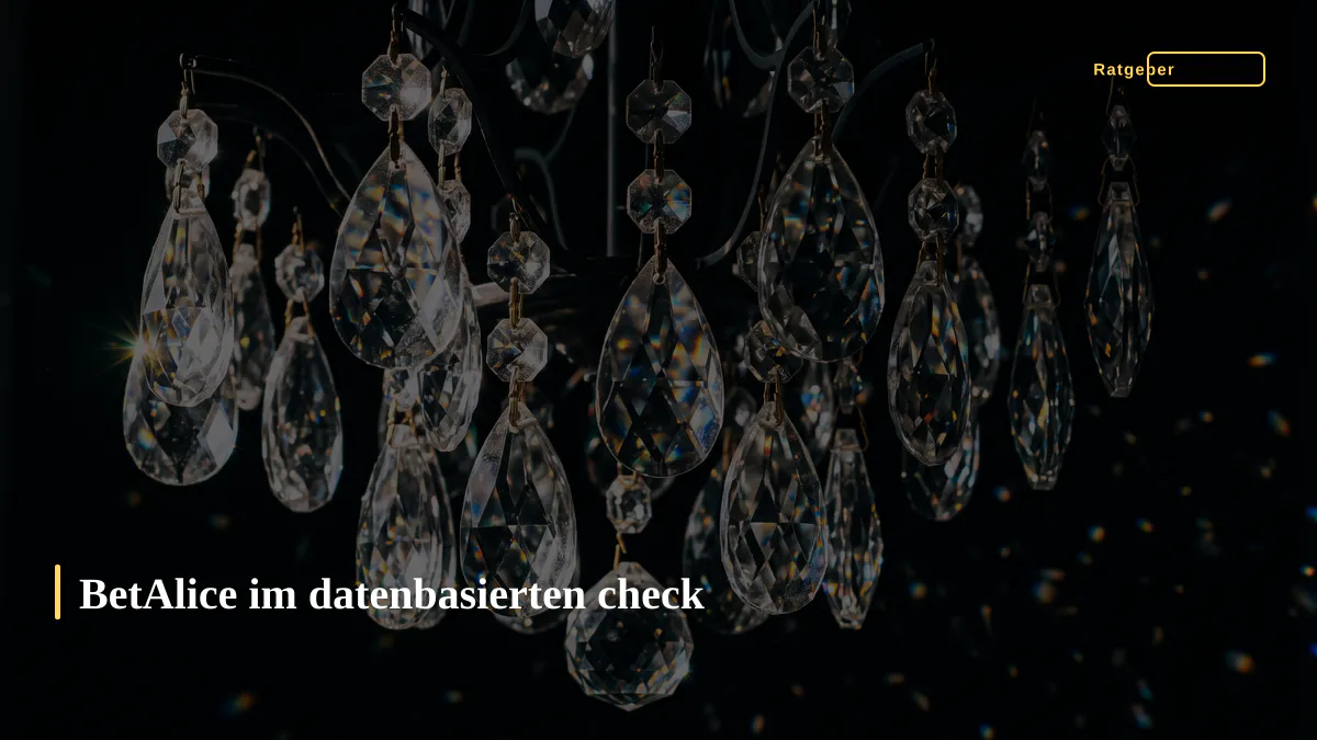 BetAlice im datenbasierten check