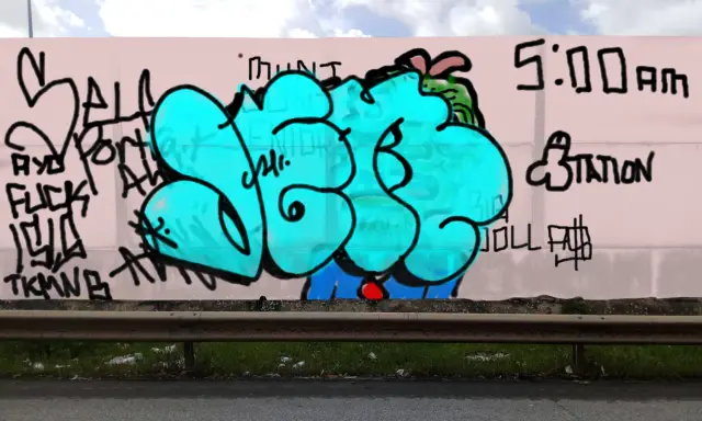 Graffiti artwork by JERR