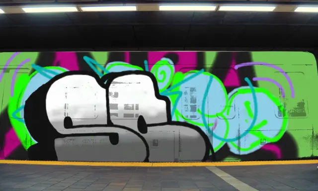 Graffiti artwork by 3OPK