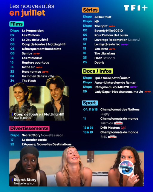 tf1plus 2026 07