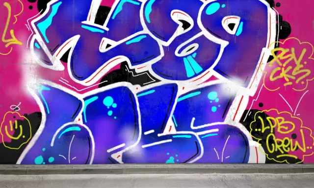 Graffiti artwork by PSYCHO70s