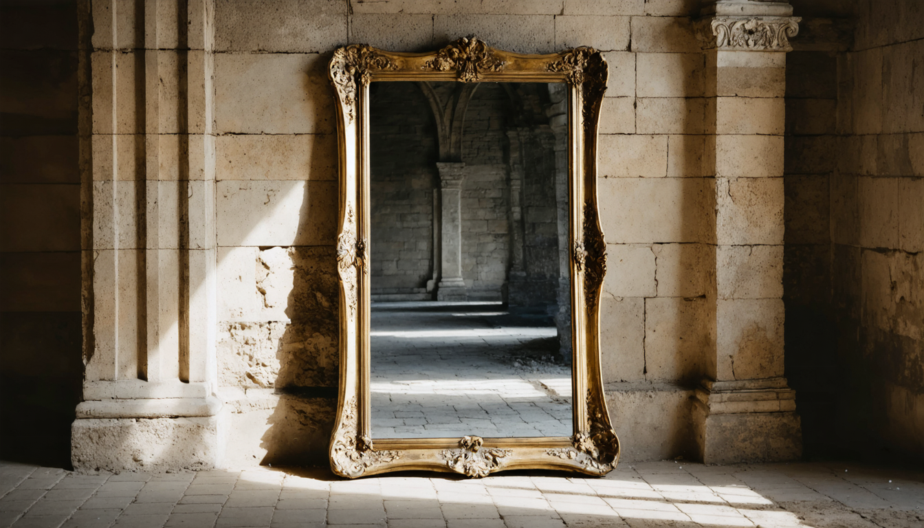 A perfectly polished mirror reflecting a palace that nobody inside has bothered to leave.