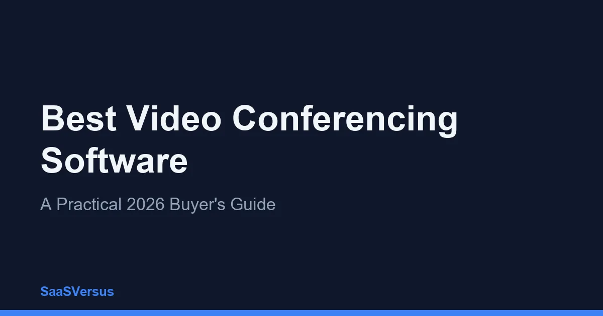 Best Video Conferencing Software
