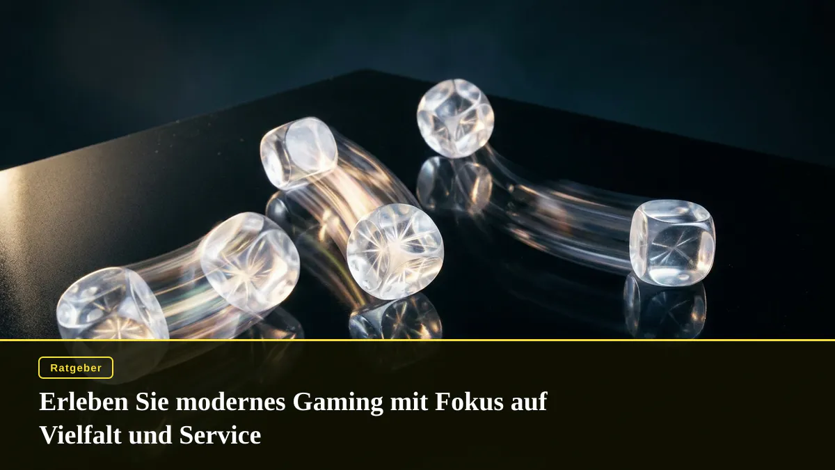 Erleben Sie modernes Gaming mit Fokus auf Vielfalt und Service