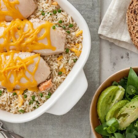 Cheesy Chicken & Rice Meal Prep Recipes