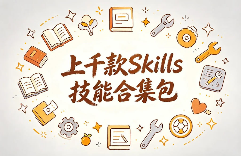 上千款Skills技能合集包，一站式技能进阶资源库