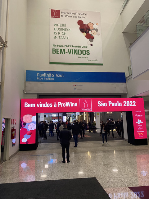 Dégustation au ProWine São Paulo 2022