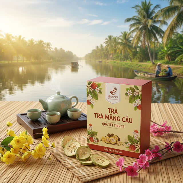Vì sao hộp trà mãng cầu là món quà Tết tinh tế và ý nghĩa? Vì sao hộp trà mãng cầu là món quà Tết tinh tế?