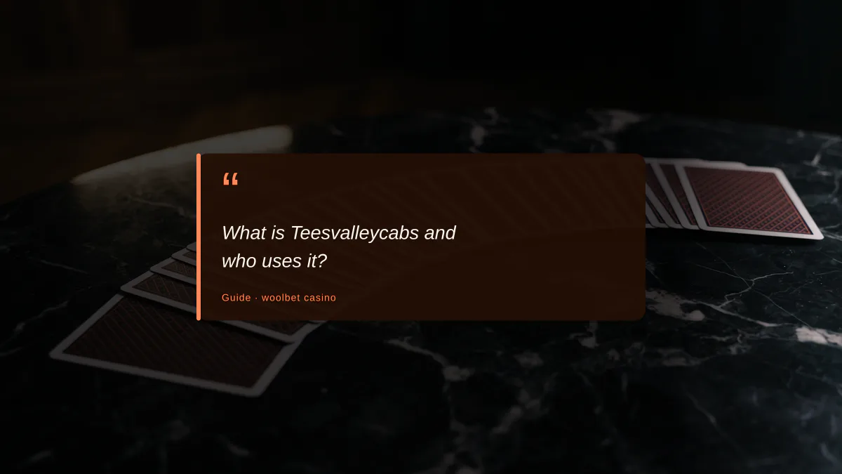 What is Teesvalleycabs and who uses it?