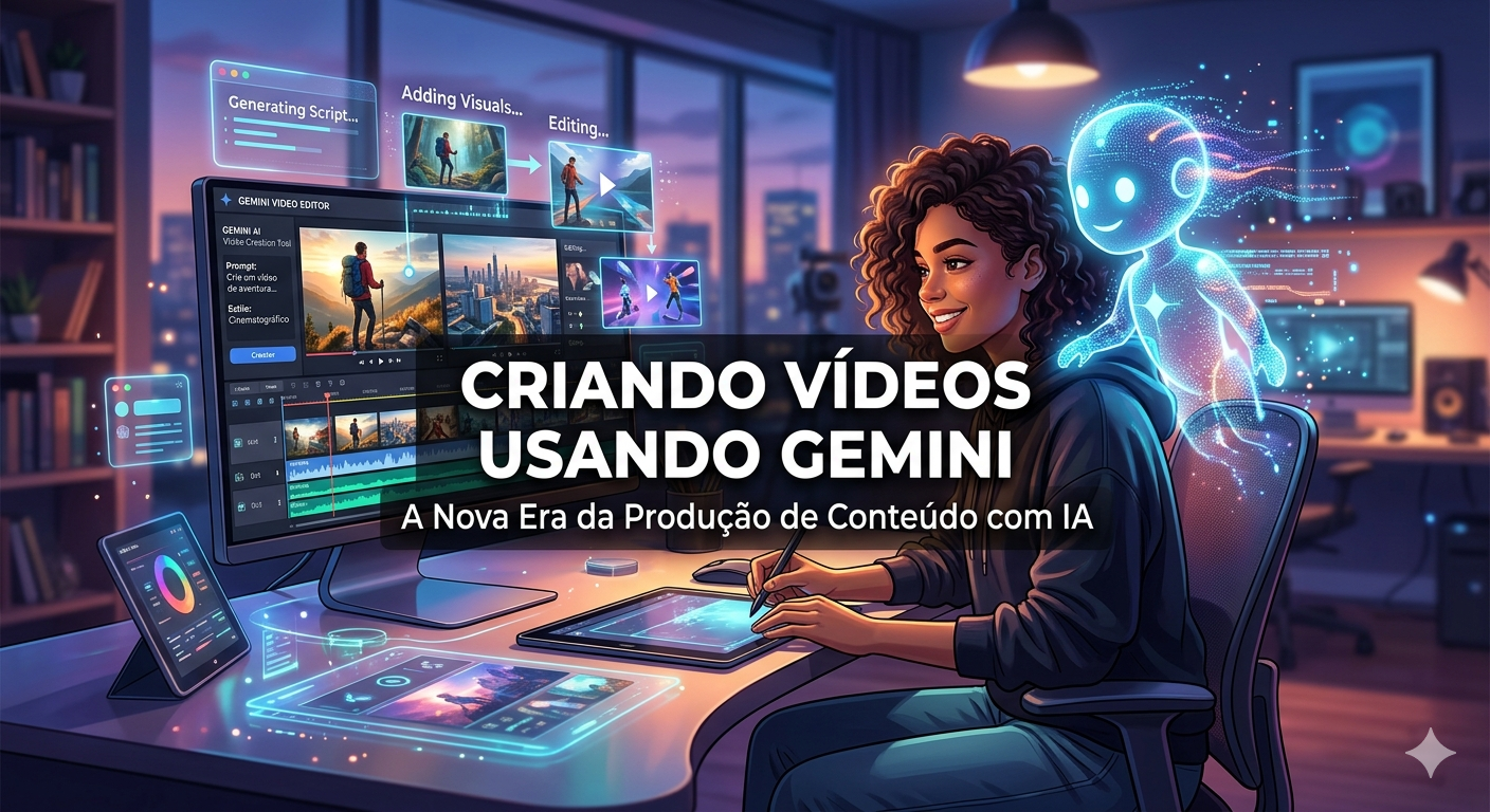 Criando Vídeos Profissionais Usando Google Gemini e ChatGPT: Guia Completo para Produzir Conteúdo Viral com Inteligência Artificial