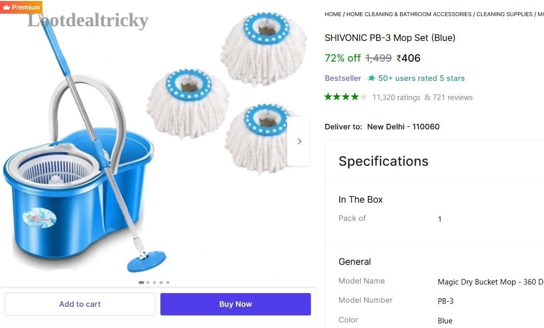 Spin Mop Set – Just ₹406 | Limited Time Loot Offer