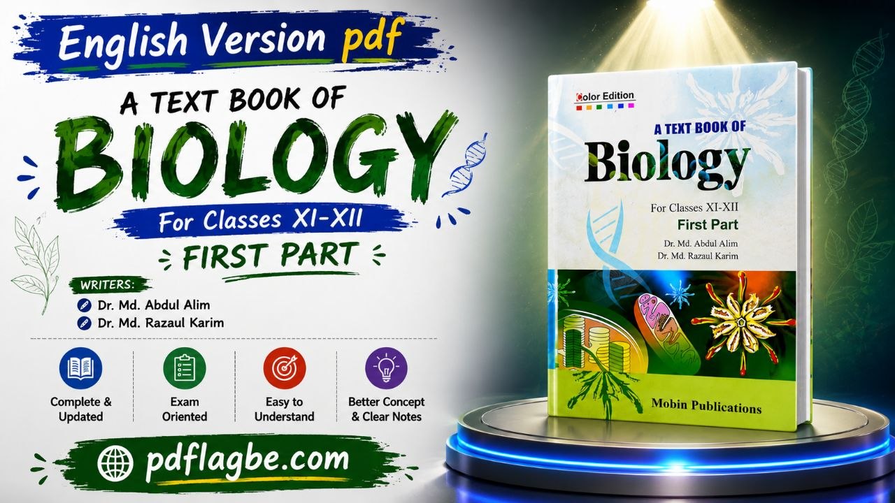 EV জীববিজ্ঞান ১ম আলিম স্যার ব‌ই PDF