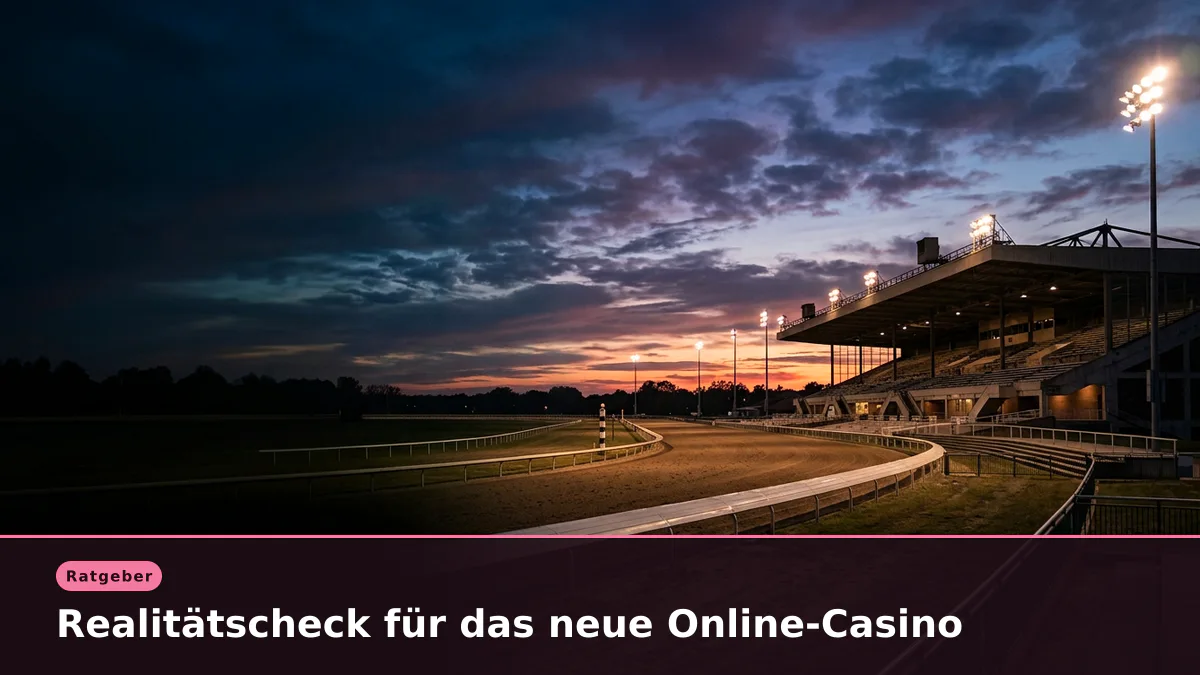 Realitätscheck für das neue Online-Casino