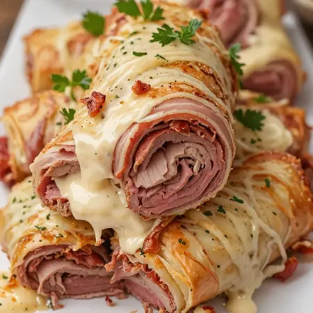 Keto Crispy Reuben Roll-Ups: A Satisfying Dish!