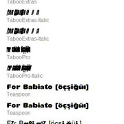 Font-List78