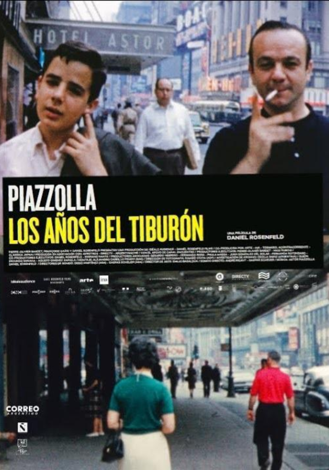 Póster de Piazzolla: Los años del tiburón