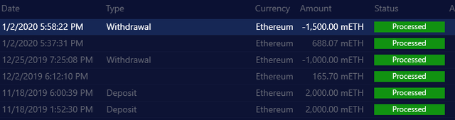 withdraw