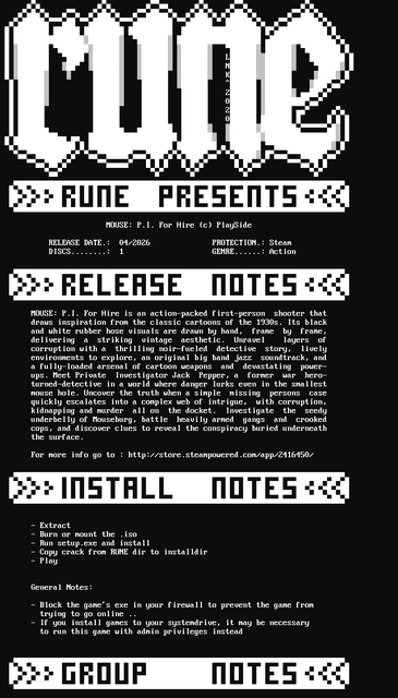 MOUSE P I For Hire RUNE
