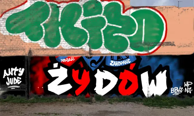 Graffiti artwork by Tkiz