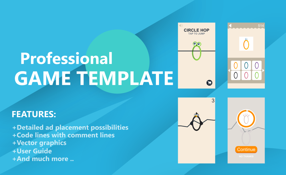 Circle Hop - Arcade, AdMob Game