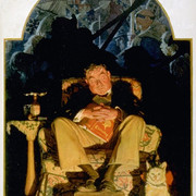 asleep with book