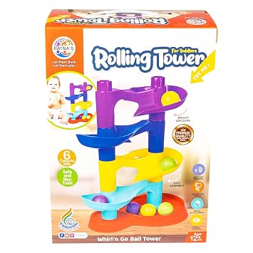 Rolling Tower For Toddlers | Building Blocks Toy for Kids | Construction Set Learning Toy | Building Blocks