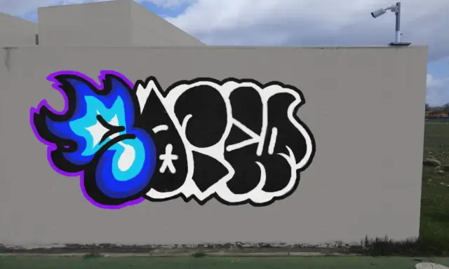 Graffiti artwork by Sark
