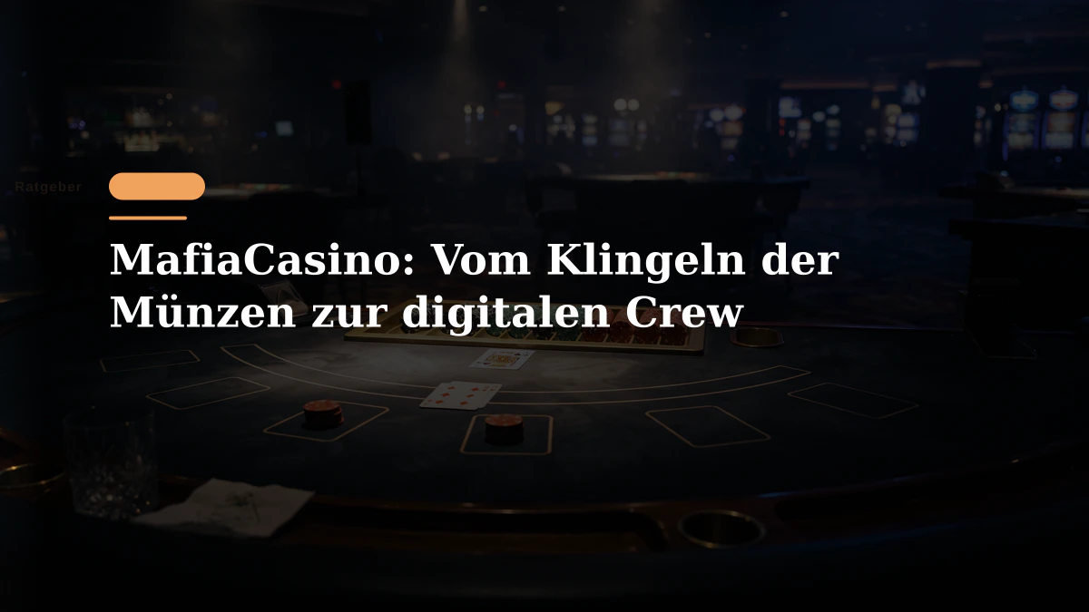 MafiaCasino: Vom Klingeln der Münzen zur digitalen Crew