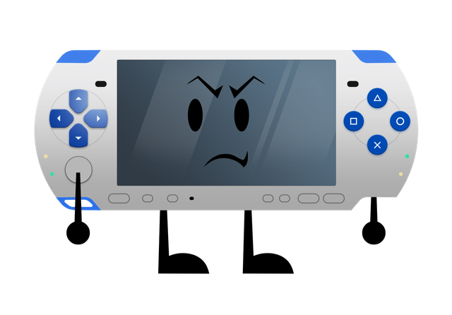 PSP-3000-Full-Body-BFDI-Style-Extreme-Angry-Looking-Right-3