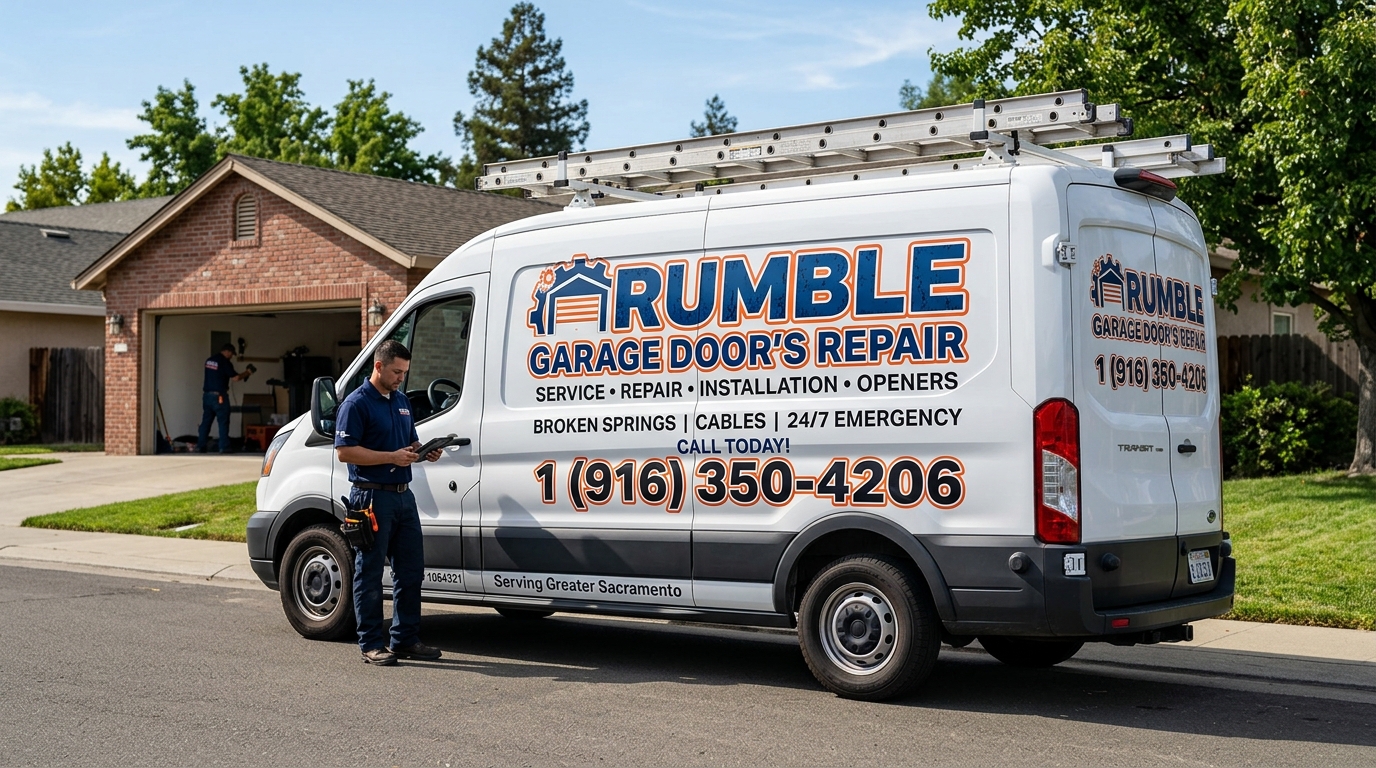 Garage door repair project 1 in Lincoln CA