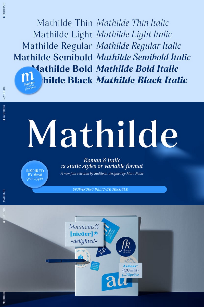 Mathilde: The Adaptable Font Making Your Social Content & Website Headlines *POP*!