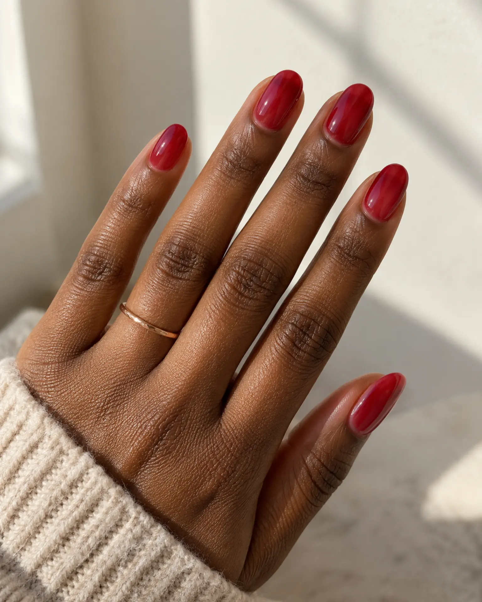 Date Night Sheer Jelly Wash manicure inspiration for date night nail ideas