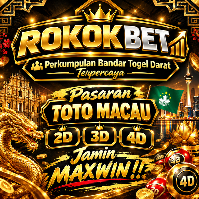 ROKOKBET 📊 Perkumpulan Bandar Togel Darat Terpercaya Pasaran Toto Macau 2D 3D 4D jamin maxwin!!