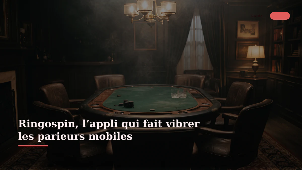 Ringospin, l’appli qui fait vibrer les parieurs mobiles