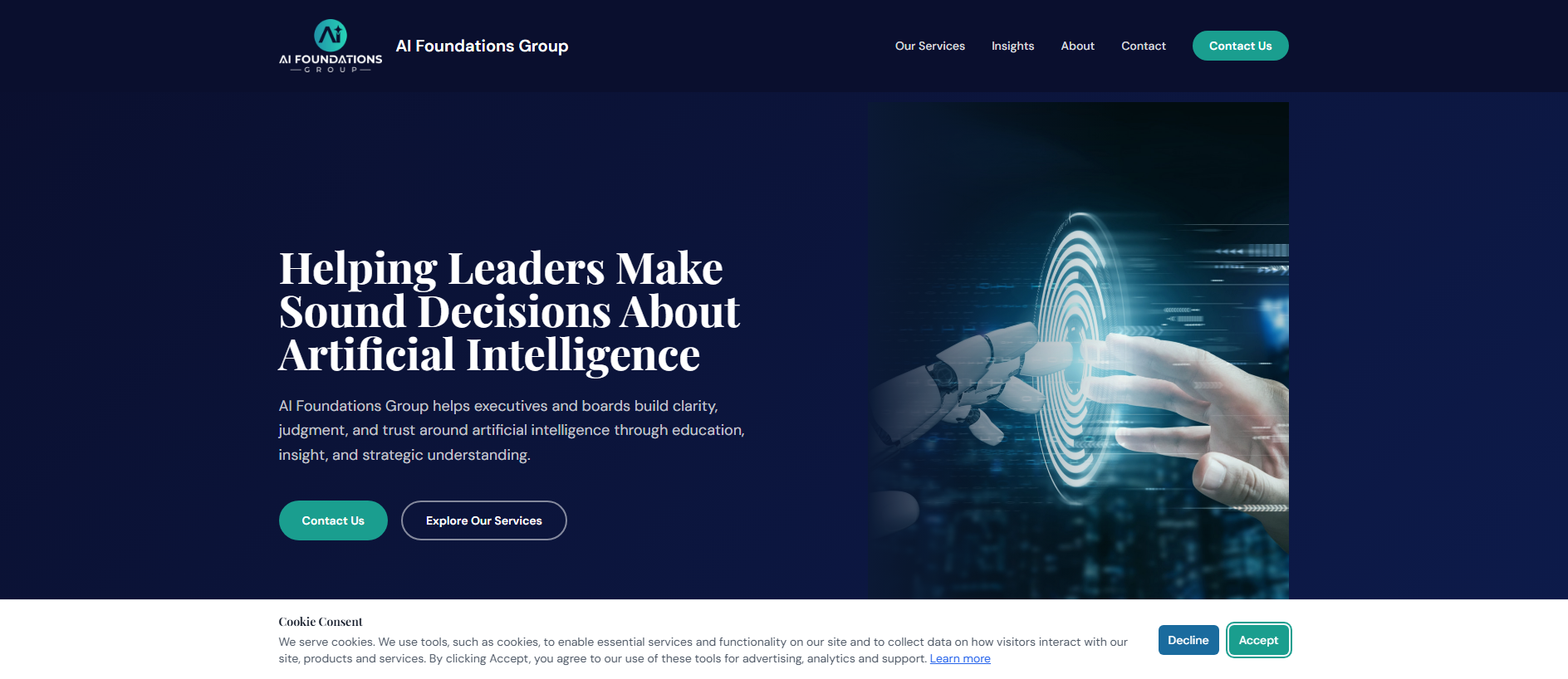 Screenshot of aifoundationsgroup.com