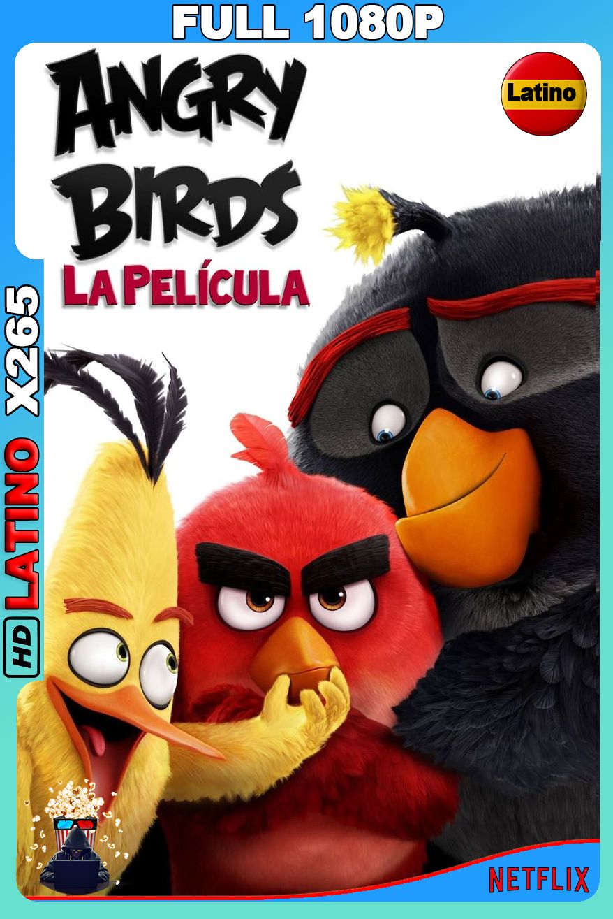 Angry Birds La Película (2016) [Full 1080p] X265 WEB-DL [Latino-Inglés]