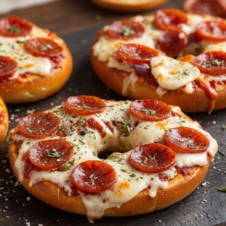 Easy Homemade Pizza Bagels Recipe