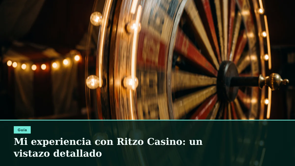 Mi experiencia con Ritzo Casino: un vistazo detallado
