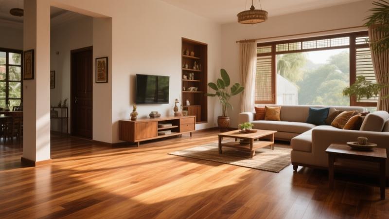 Wooden flooring cost comparison Indian home 2026