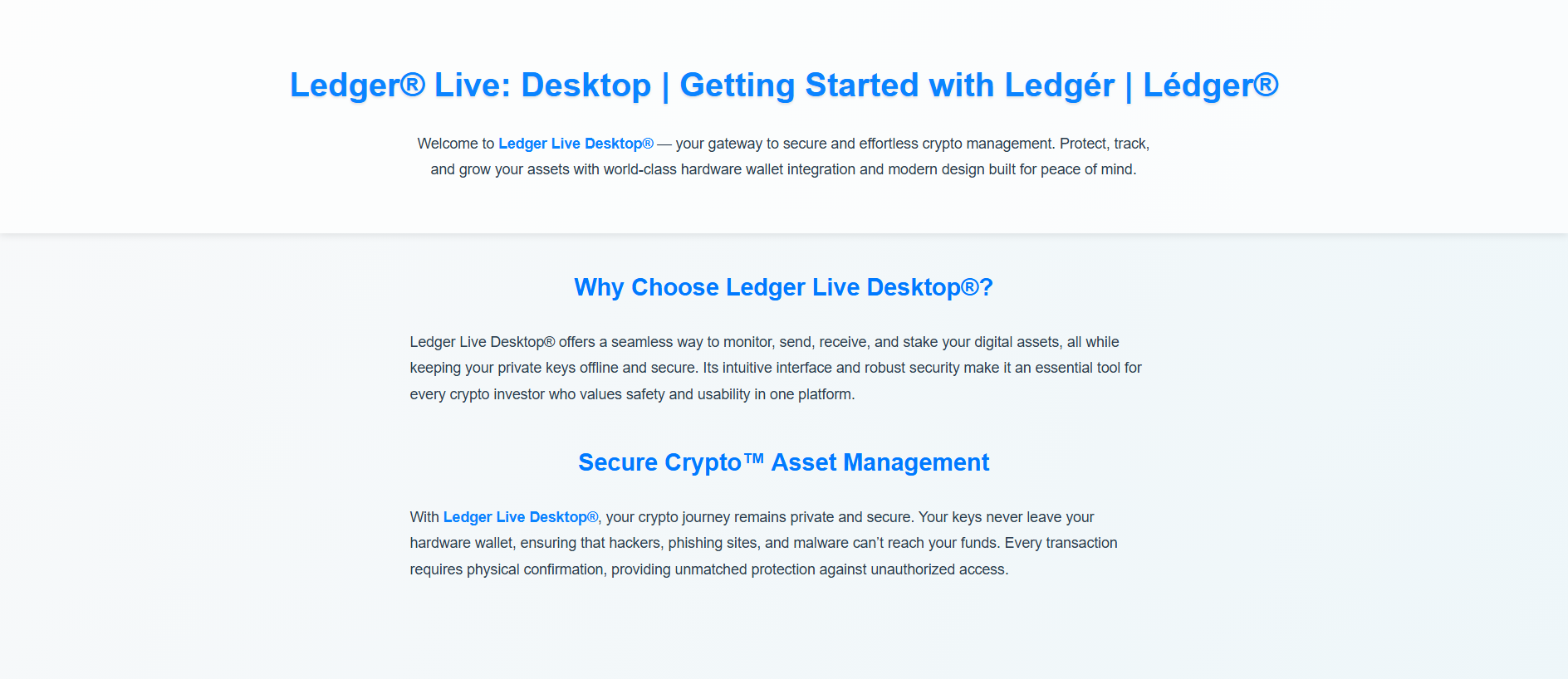 Stored capture of ledgerlivesdekstop-step.pages.dev
